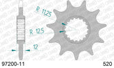 Pignone AFAM 97200-11 passo 520 GAS-GAS TXT 125 PRO 2005  -2010